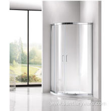 Quadrant shower enclosure with two door panels